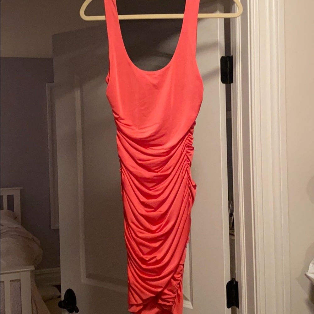 Mini pink dress